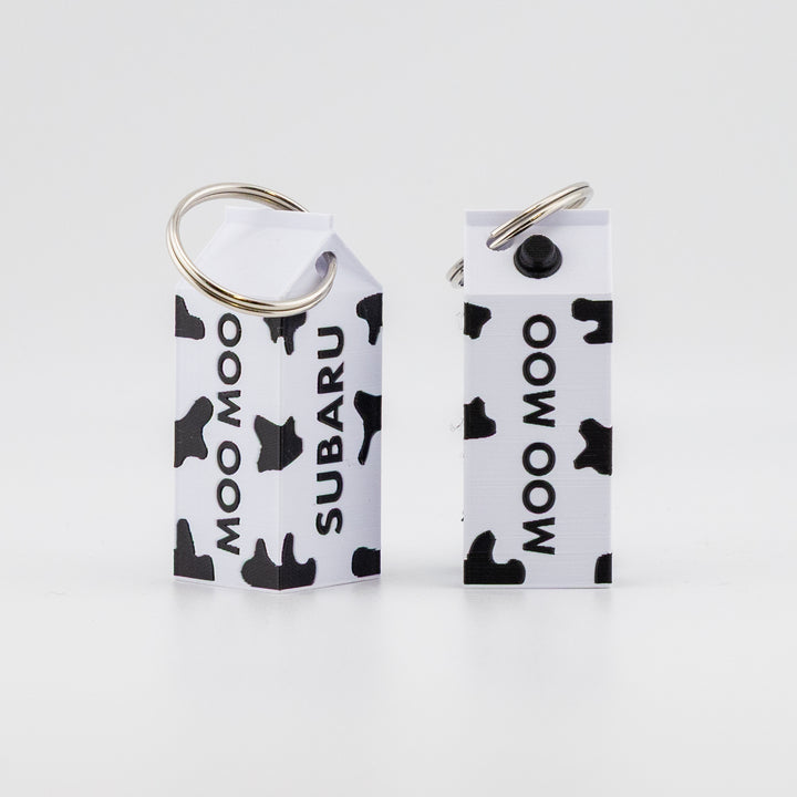 ANIMAL COW PETS 3D PRINTING KEYCHAIN MOO MOO SUBARU