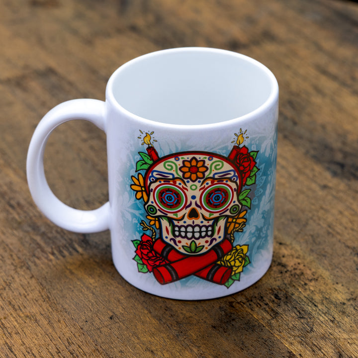 Calavera Porcelain Mug