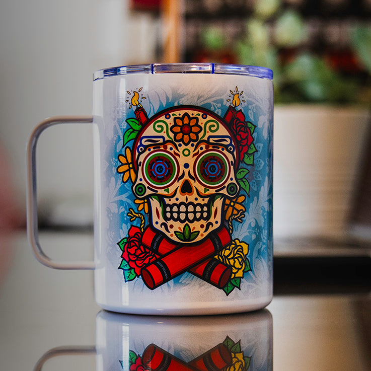 Calavera Travel Stainless Steel Mug