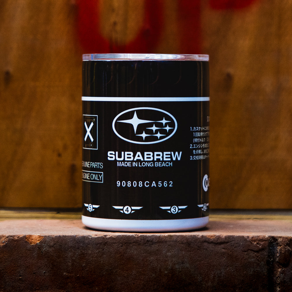 SUBARU OIL FILTER SUBLIMATION TUMBLER DRINKWARE
