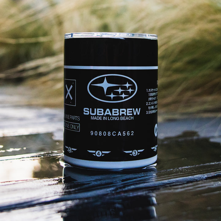SUBARU OIL FILTER SUBLIMATION TUMBLER DRINKWARE