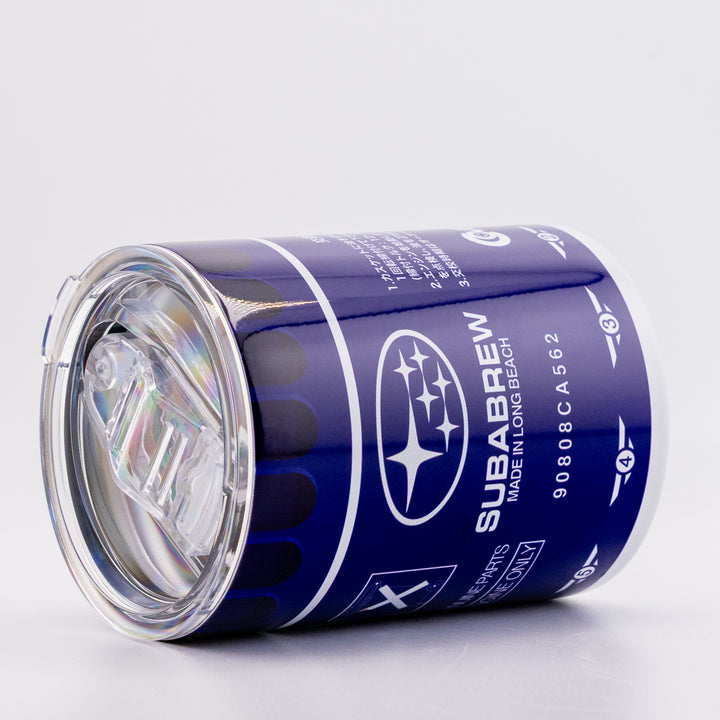 Blue Oil Filter Tumbler