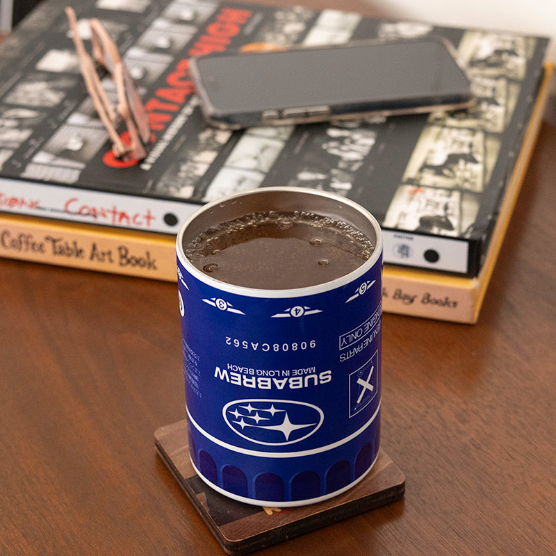 COVERART CUSTOM SUBARU OEM OIL FILTER STAINLESS STEEL MUG TUMBLER CAMPING GEAR