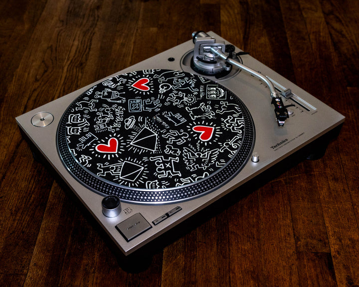 CoverArt Keith Haring 12" Slipmat (HEART)