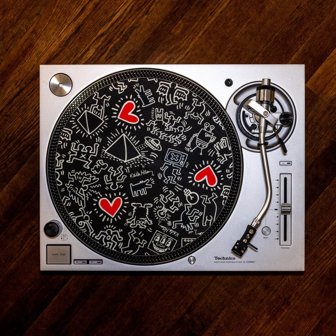 CoverArt Keith Haring 12" Slipmat (HEART)
