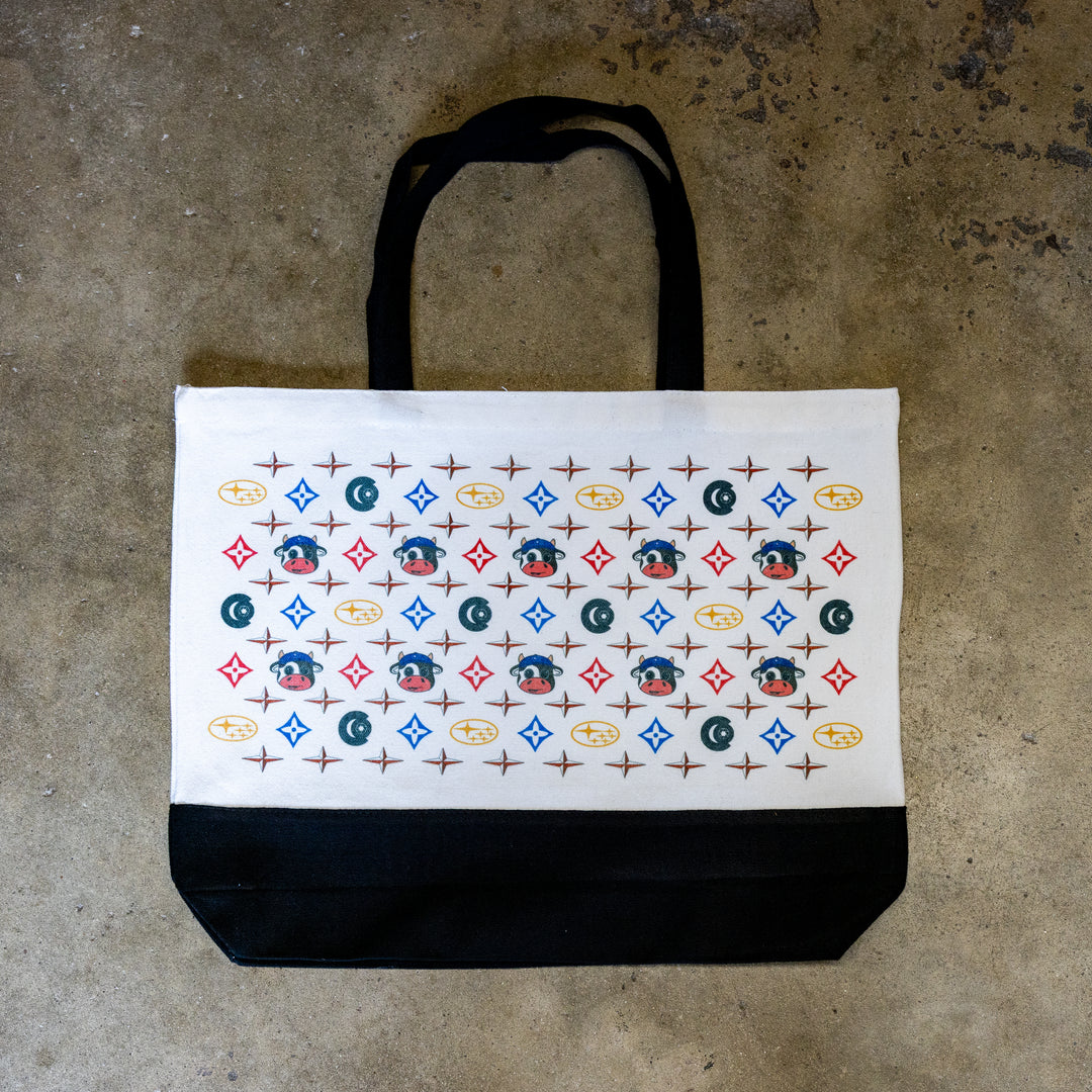 MOO MOO SUBARU TOTE BAG TRADER JOES TOTE BAG CUSTOM TOTE BAG