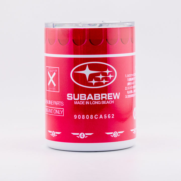 Pink Oil Filter Tumbler