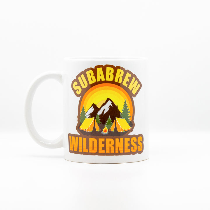 CUSTOM COFFEE MUG SUBARU WILDERNESS EDITION CAMP CAMPFIRE 