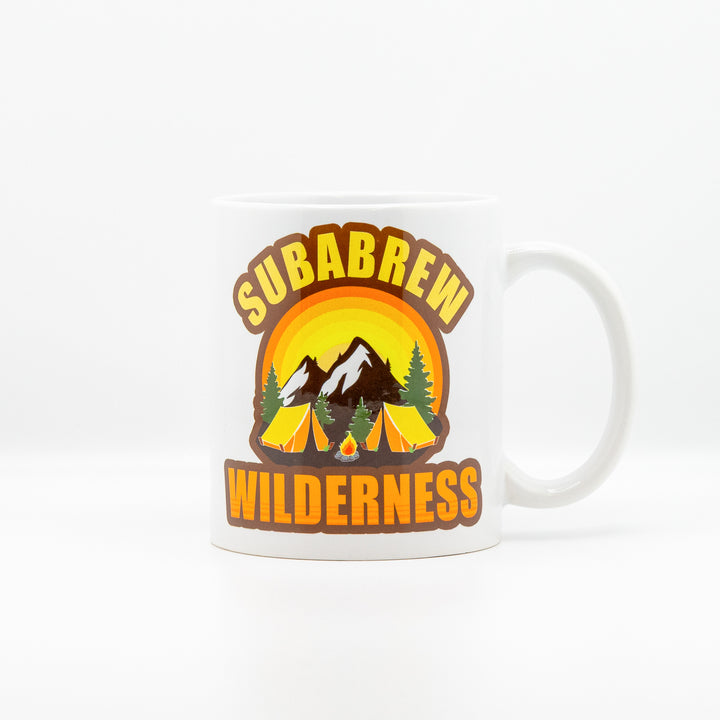 CUSTOM COFFEE MUG SUBARU WILDERNESS EDITION CAMP CAMPFIRE 