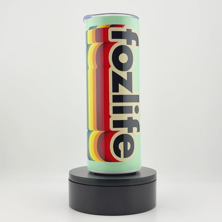 Retro Fozlife Mint Tumbler